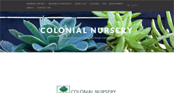 Desktop Screenshot of colonialnurserynj.com